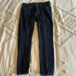 **sold** 7 For All Mankind Dark Wash Skinny Jeans